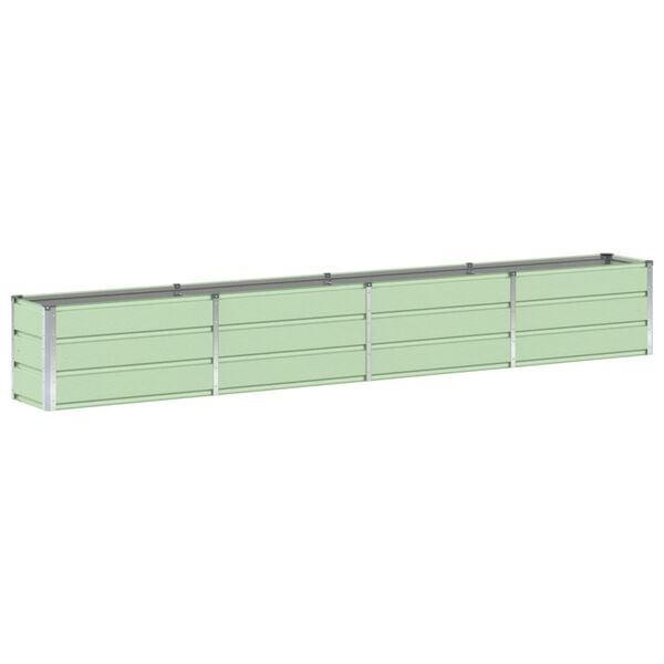 Vidaxl Jardinière en acier vert 320 x 40 x 45 cm - 40% de remise