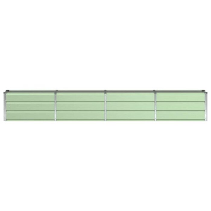 Vidaxl Jardinière en acier vert 320 x 40 x 45 cm - 40% de remise