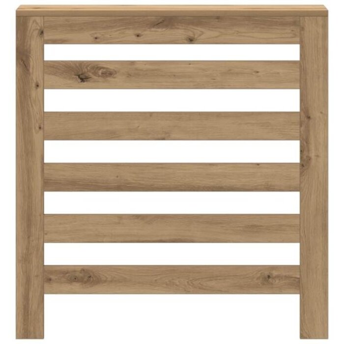 Vidaxl Cache-radiateur en bois chêne artisanal 78x20x82 cm - 38% de remise