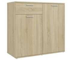 Vidaxl Buffet scandinave 80x75 cm chêne sonoma - 40% de remise