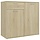 Buffet scandinave 80x75 cm chêne sonoma - 40% de remise
