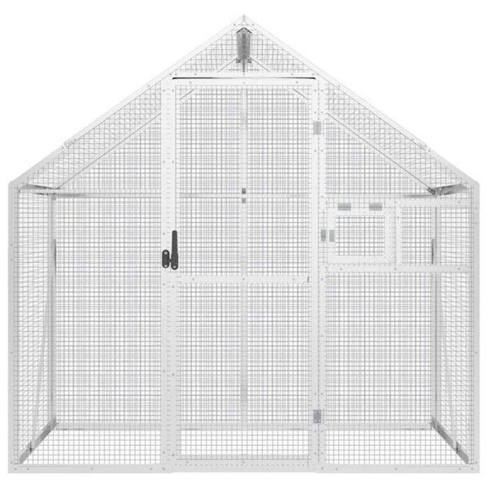 Vidaxl Volière spacieuse en aluminium 179x100x185 cm - 41% de remise