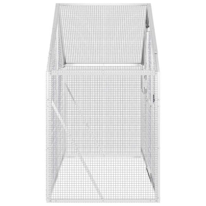 Vidaxl Volière spacieuse en aluminium 179x100x185 cm - 41% de remise