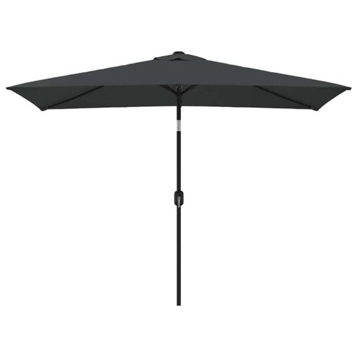 Vidaxl Parasol rectangulaire noir 300x200 cm - 40% de remise
