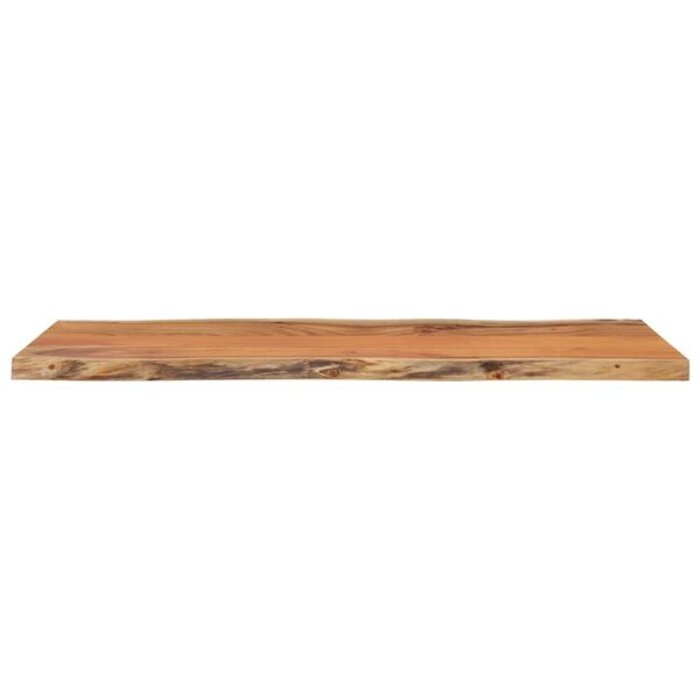 Vidaxl Plateau de table en acacia massif, bord naturel 80x40cm - 49% de remise