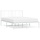 Cadre de lit en métal blanc 150x200 cm - 40% de remise