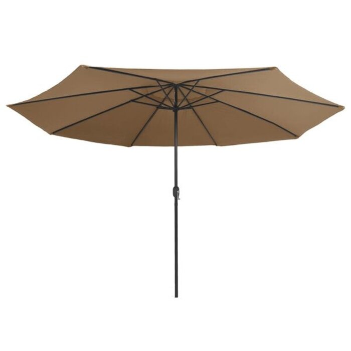 Vidaxl Parasol de jardin 390 cm taupe - 40% de remise