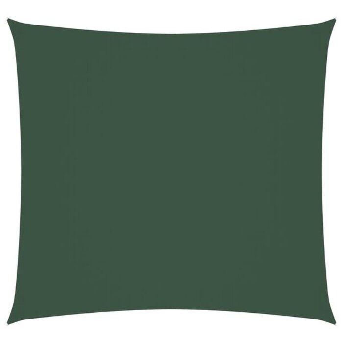 Vidaxl Voile d'ombrage carrée 6x6 m - Vert foncé - 41% de remise