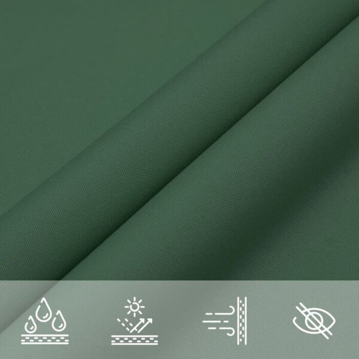 Vidaxl Voile d'ombrage carrée 6x6 m - Vert foncé - 41% de remise