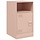 Table de chevet en acier rose 34,5x39x62 cm - 40% de remise
