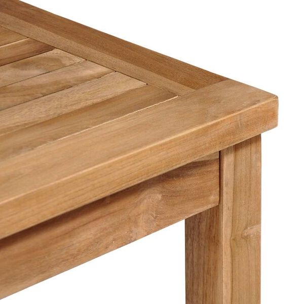 Vidaxl Table de jardin en teck massif 80x80cm - 41% de remise