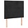 Tête de lit en velours noir 90 cm - 39% de remise