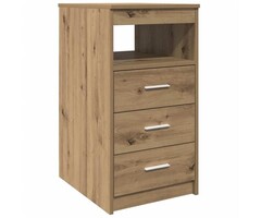 Vidaxl Commode chêne artisan 40x50x76 cm - 40% de remise - Déballé