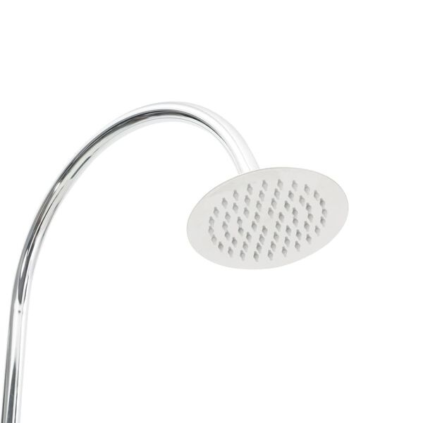 Vidaxl Douche de jardin en bois et acier inoxydable anthracite - 41% de remise
