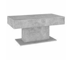 Vidaxl Table basse gris béton 96x50 cm - 39% de remise