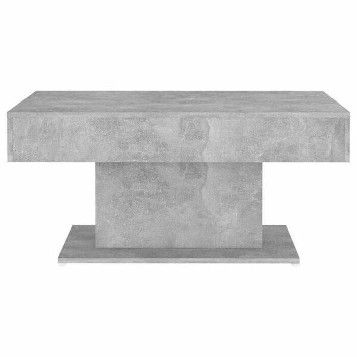 Vidaxl Table basse gris béton 96x50 cm - 39% de remise