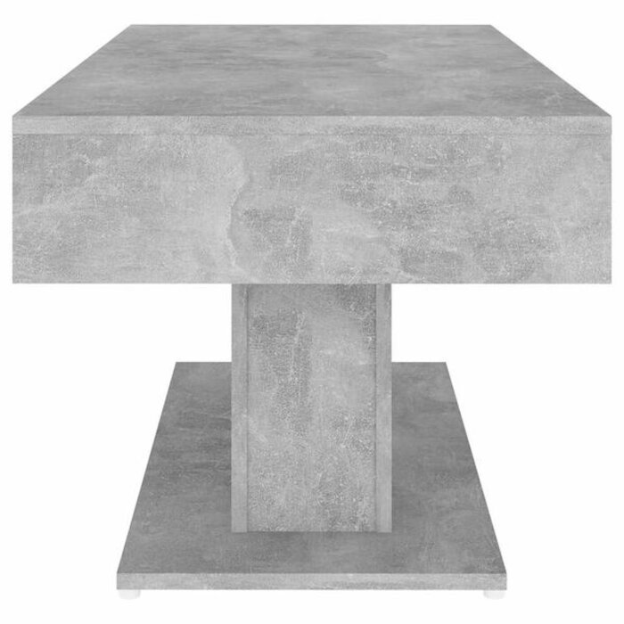 Vidaxl Table basse gris béton 96x50 cm - 39% de remise