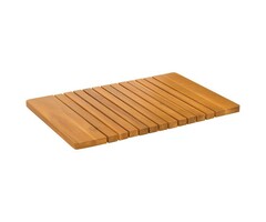 Vidaxl Tapis de bain en bois d'acacia 59 x 40 cm - 36% de remise