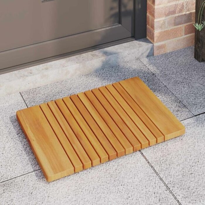 Vidaxl Tapis de bain en bois d'acacia 59 x 40 cm - 36% de remise
