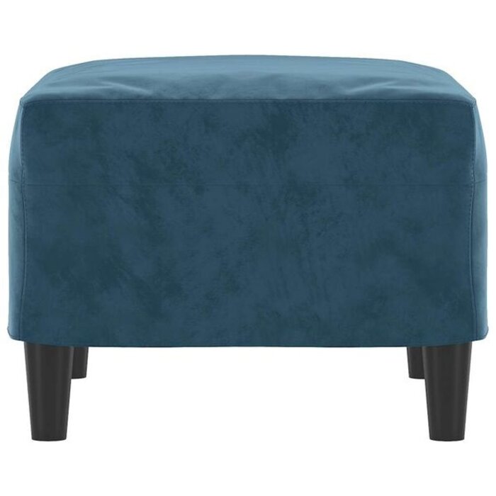 Vidaxl Repose-pieds en velours bleu 60x50x41cm - 39% de remise