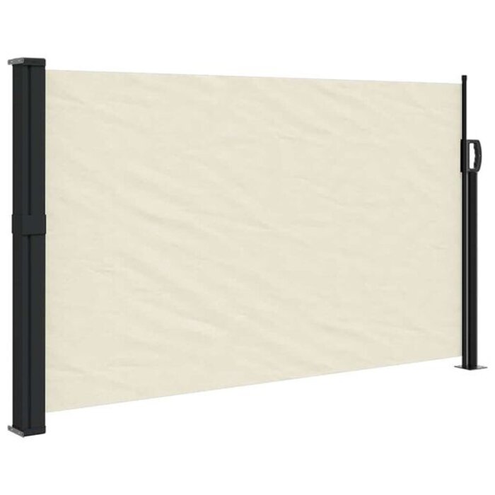 Vidaxl Paravent rétractable crème 120x500 cm - 40% de remise