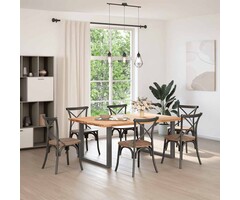 Vidaxl Pieds de table en U anthracite 100cm - 32% de remise