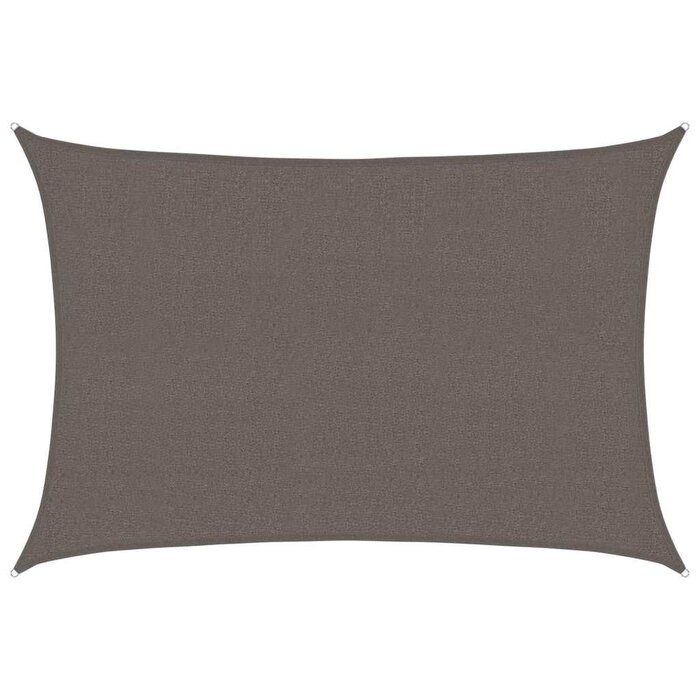 Vidaxl Voile d'ombrage rectangulaire 2,5x4 m Anthracite - 38% de remise