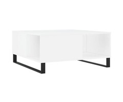 Vidaxl Table basse contemporaine 80x80cm blanc - 40% de remise