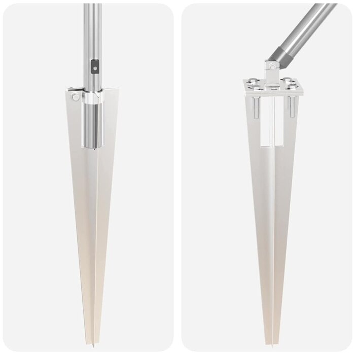 Vidaxl Set de 13 poteaux de clôture en acier galvanisé - 34% de remise