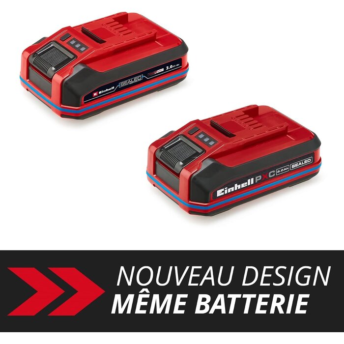 Einhell Batterie 18V 3.0Ah Lithium-ion pour outils sans fil - 34% de remise