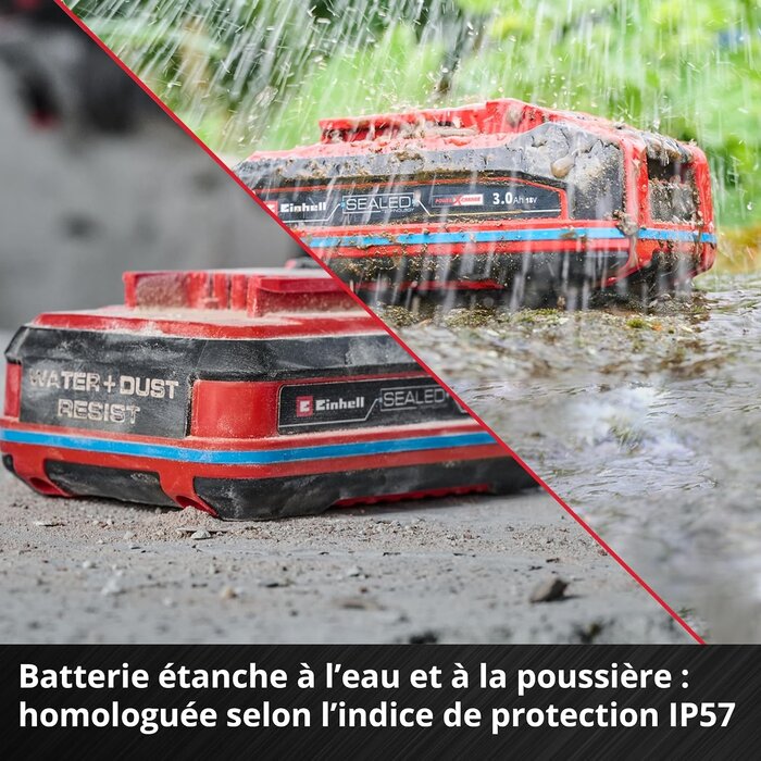 Einhell Batterie 18V 3.0Ah Lithium-ion pour outils sans fil - 34% de remise