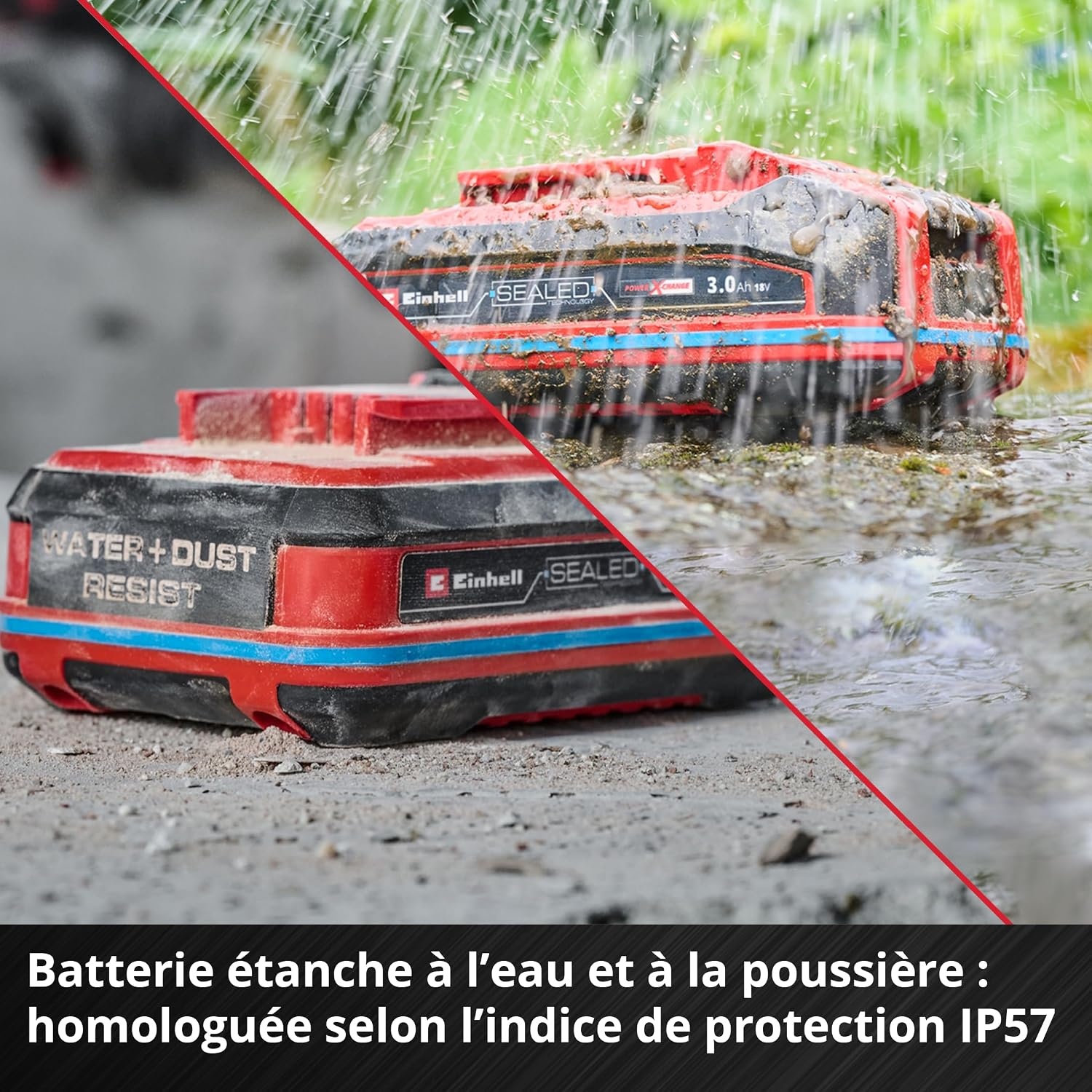 Einhell Batterie 18V 3.0Ah Lithium-ion pour outils sans fil - 34% de remise