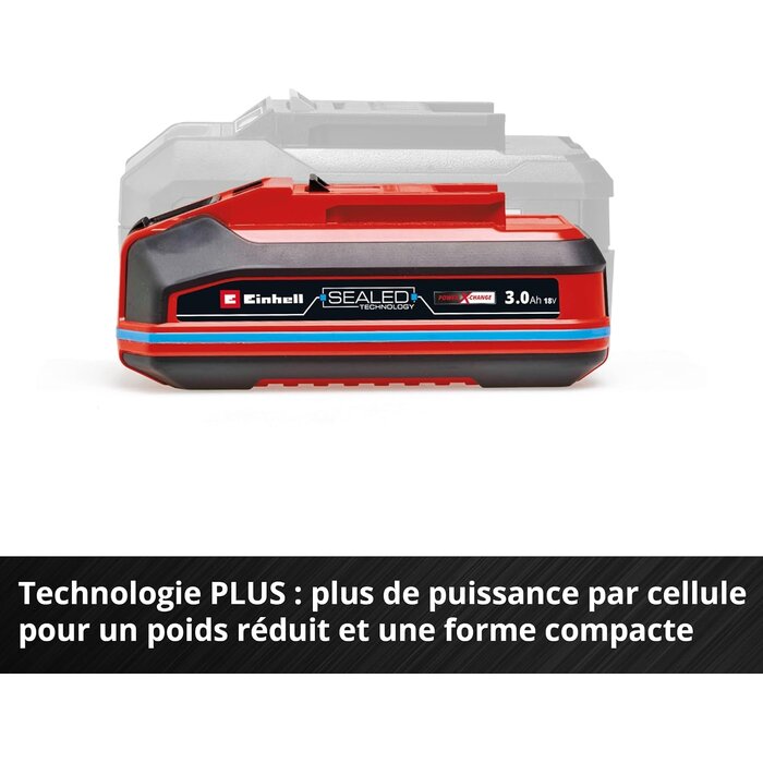 Einhell Batterie 18V 3.0Ah Lithium-ion pour outils sans fil - 34% de remise