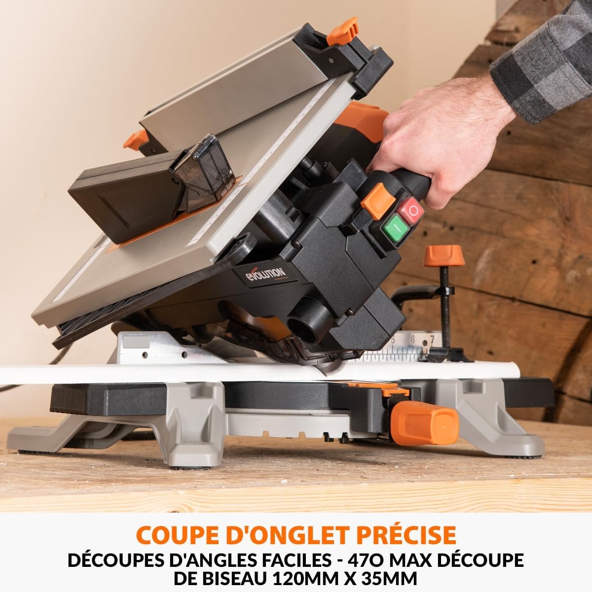 Scie à onglet et sur table 210 mm, 1500 W - 35% de remise