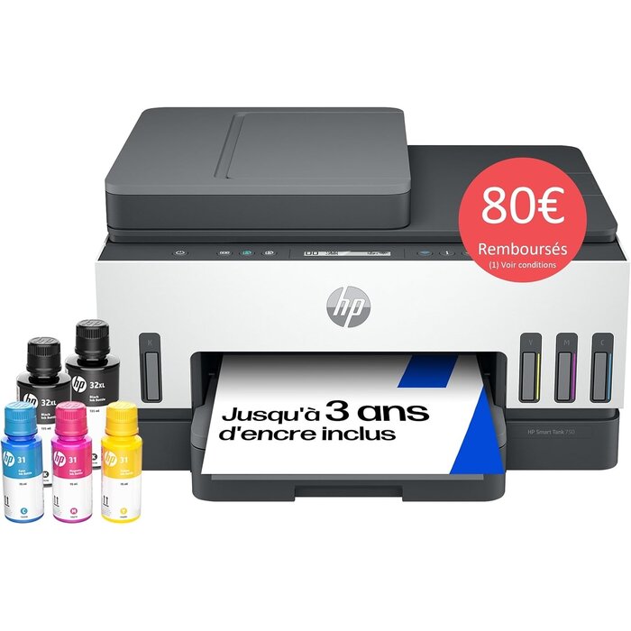 Amazon Imprimante multifonction jet d'encre 3-en-1 avec Wi-Fi - 30% de remise