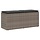 Banc de jardin en résine tressée avec coussin - 40% de remise