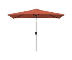 Vidaxl Parasol rectangulaire 300x200 cm, terracotta - 40% de remise