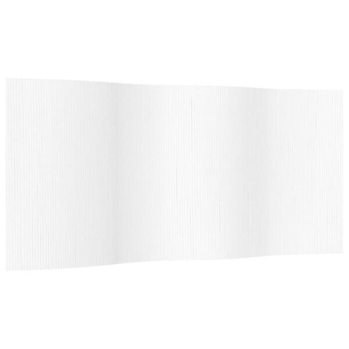 Vidaxl Paravent en bambou blanc 165 x 400 cm - 41% de remise