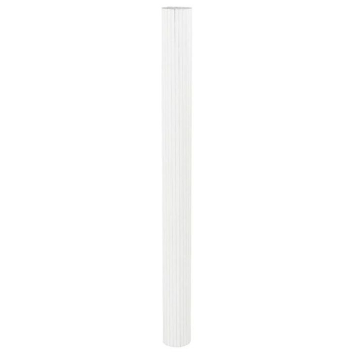 Vidaxl Paravent en bambou blanc 165 x 400 cm - 41% de remise