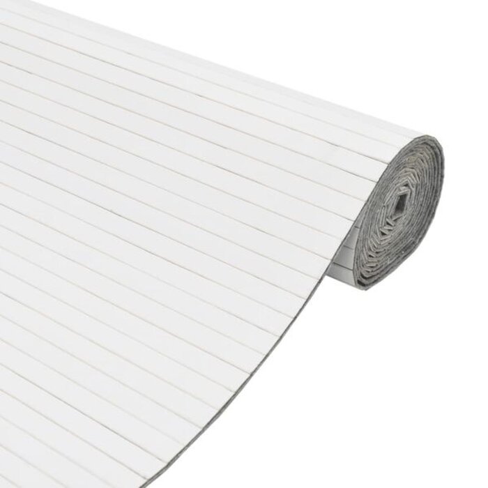 Vidaxl Paravent en bambou blanc 165 x 400 cm - 41% de remise