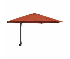 Vidaxl Parasol mural inclinable Oranje 248x248x148 cm - 40% de remise