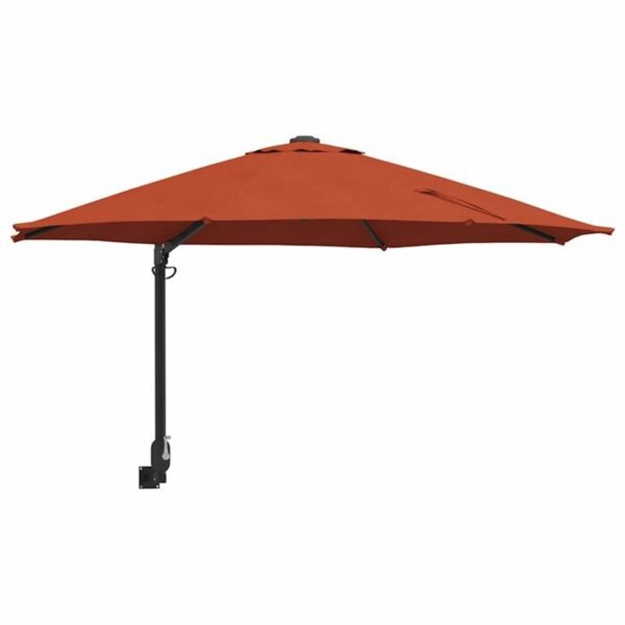 Vidaxl Parasol mural inclinable Oranje 248x248x148 cm - 40% de remise
