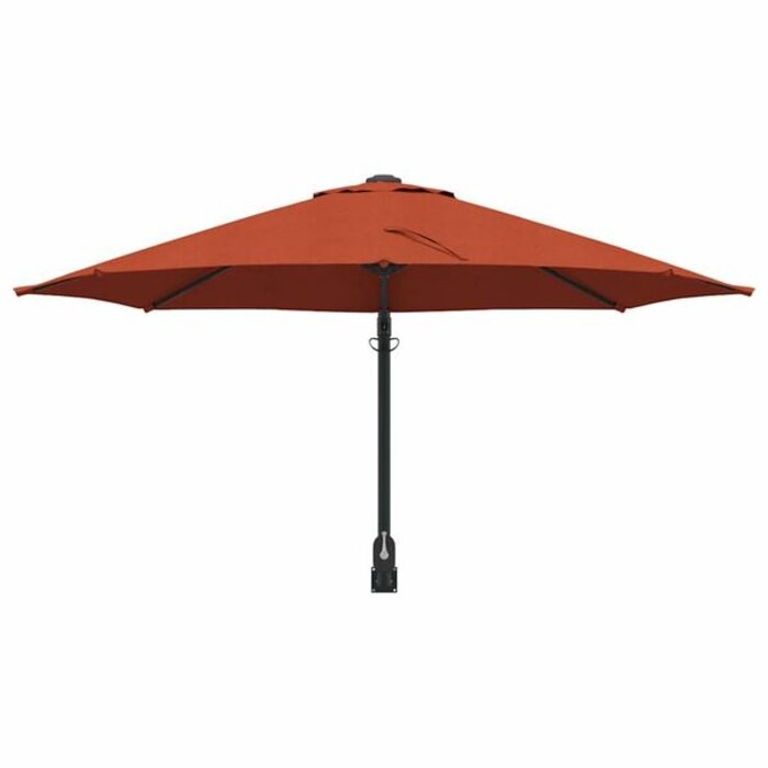 Vidaxl Parasol mural inclinable Oranje 248x248x148 cm - 40% de remise