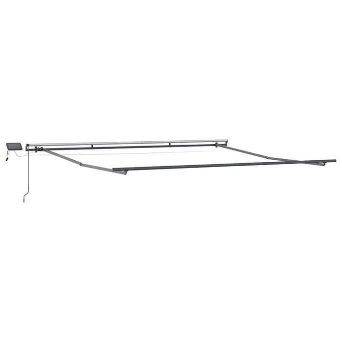 Vidaxl Structure de store banne aluminium anthracite 400x350cm - 41% de remise