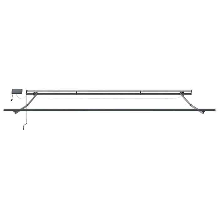 Vidaxl Structure de store banne aluminium anthracite 400x350cm - 41% de remise