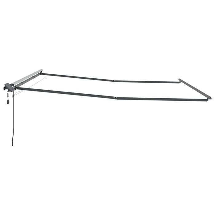 Vidaxl Structure de store banne aluminium anthracite 400x350cm - 41% de remise