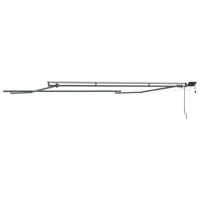 Vidaxl Structure de store banne aluminium anthracite 400x350cm - 41% de remise