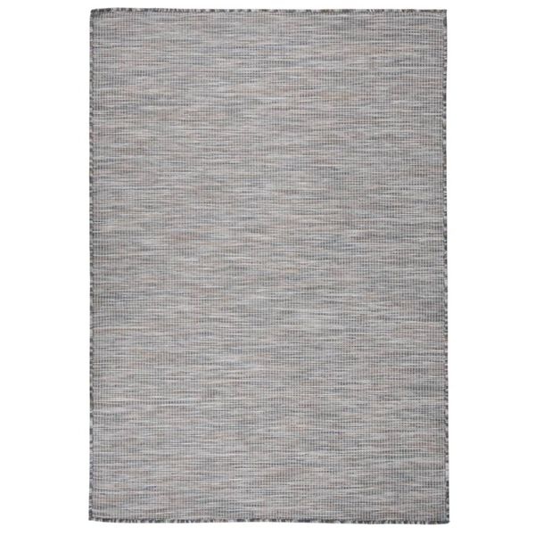 Vidaxl Tapis d'extérieur 160x230 cm marron et bleu - 40% de remise