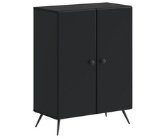 Vidaxl Meuble de salle de bain Breda noir 59,5x31x80cm - 40% de remise