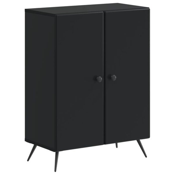 Vidaxl Meuble de salle de bain Breda noir 59,5x31x80cm - 40% de remise